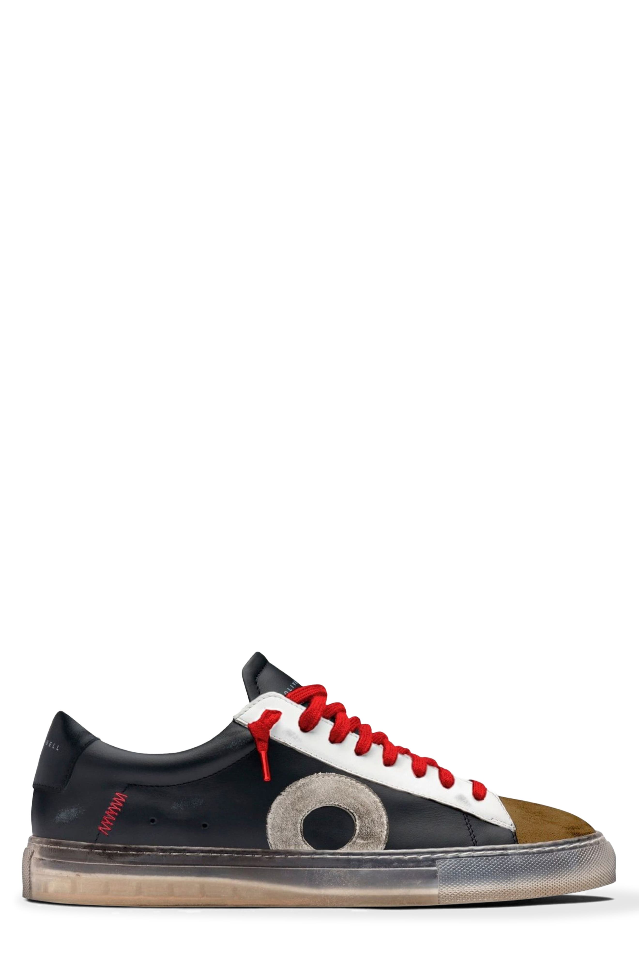 Low 1 Sneaker, Main, color, EXOTIC BLACK