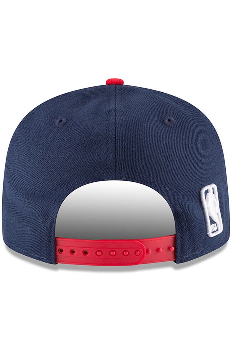 New Era Men's New Era Navy/Red New Orleans Pelicans 2-Tone 9FIFTY Adjustable Snapback Hat, Alternate, color,