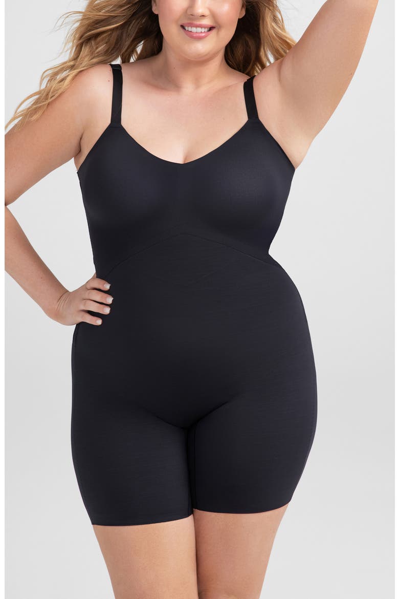 Mid Thigh Bodysuit, Alternate, color, VAMP