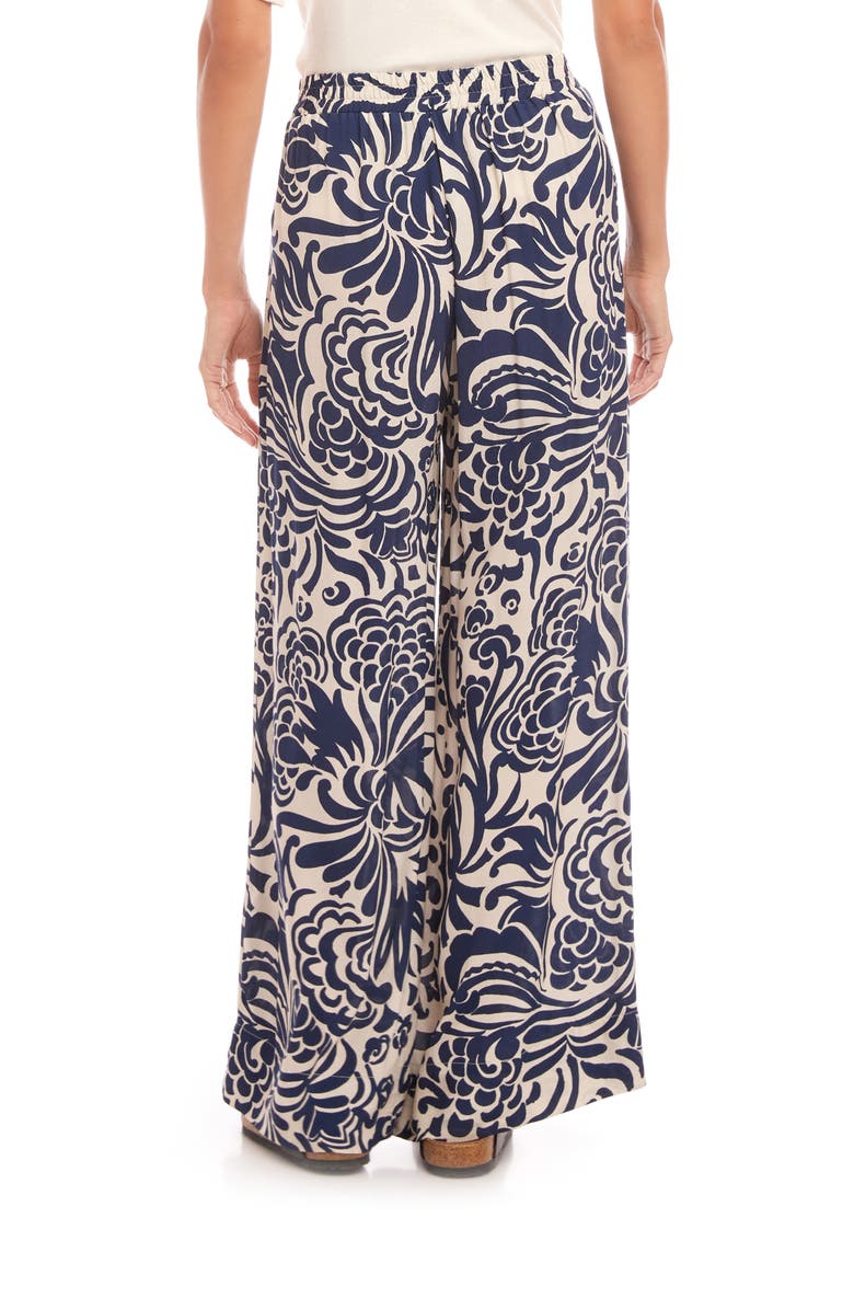 Karen Kane Paisley Print Wide Leg Pants, Alternate, color,