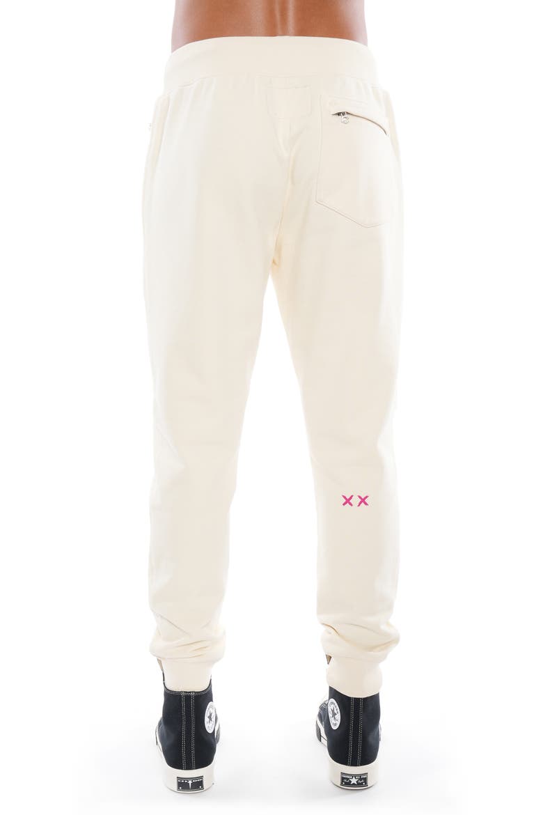 Cotton French Terry Sweatpants, Alternate, color, WINTER WHITE