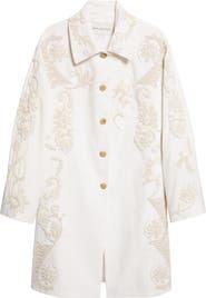 Undercover Asymmetric Seam Crinkled Linen Pants