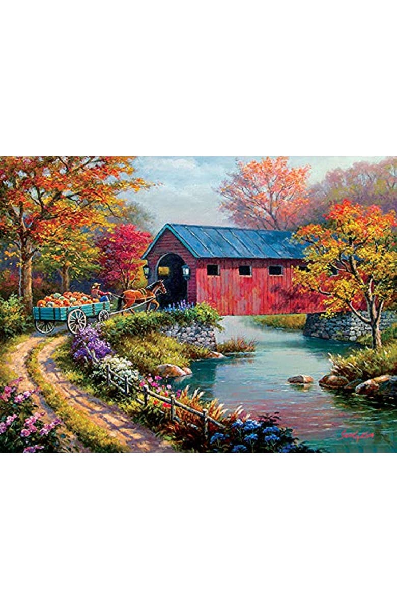 Sunsout Pumpkin Harvest 1000 piece Jigsaw Puzzle for Adults, Alternate, color, Multicolor