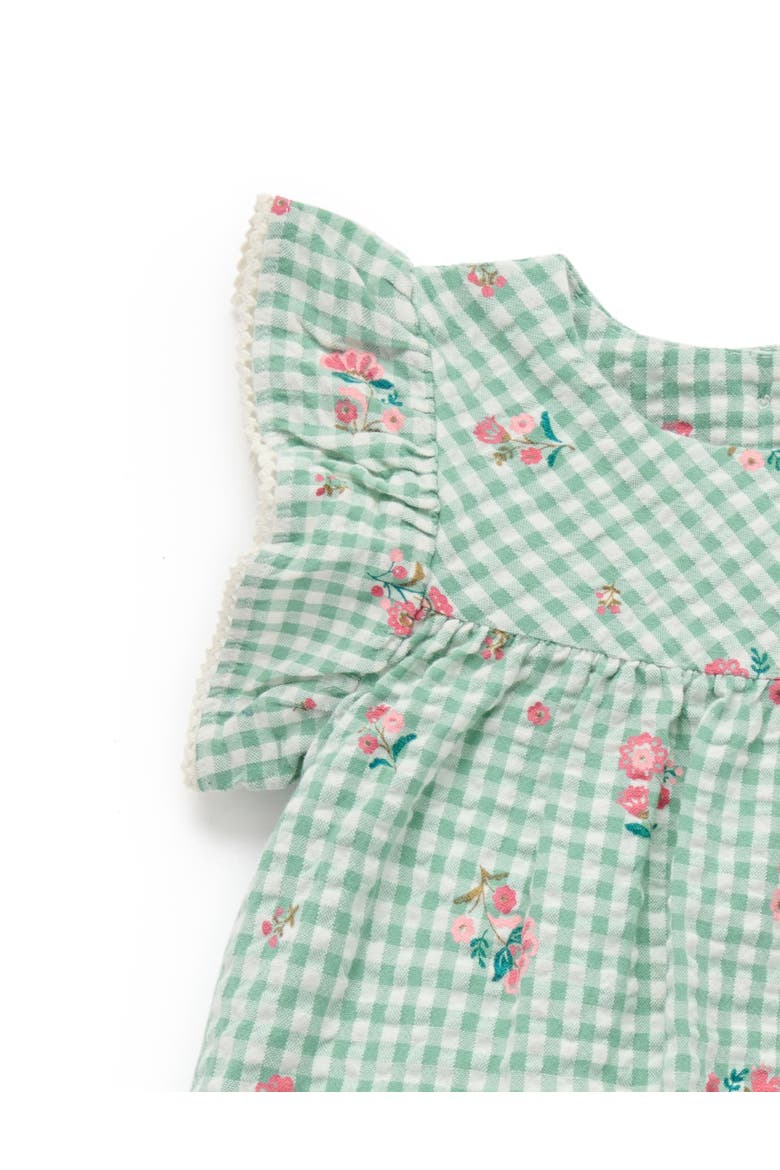 Gingham Frida Ruffle Top & Bloomer Set, Alternate, color, Frida Print