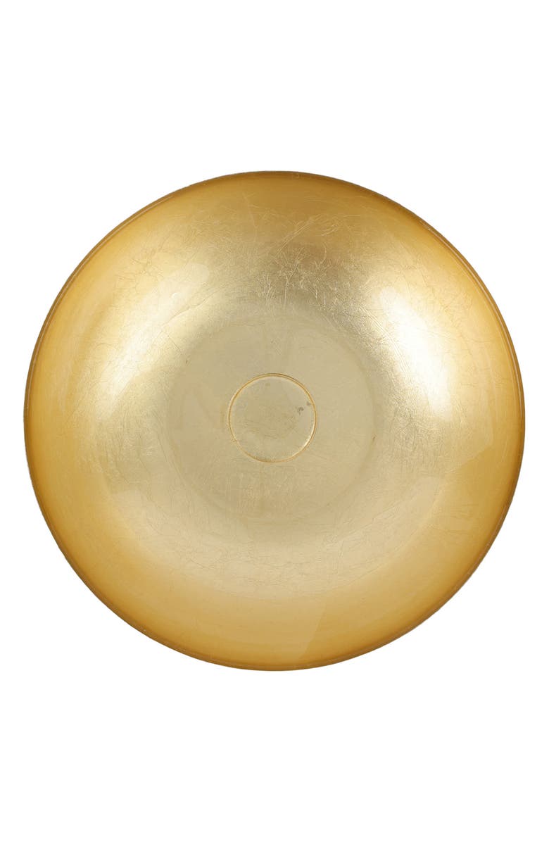 VIETRI Moon Glass Small Pedestal Bowl, Main, color, Gold