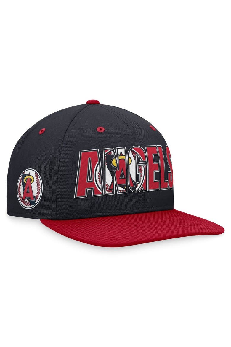 Men's Nike Navy California Angels Cooperstown Collection Pro Snapback Hat, Main, color, Navy