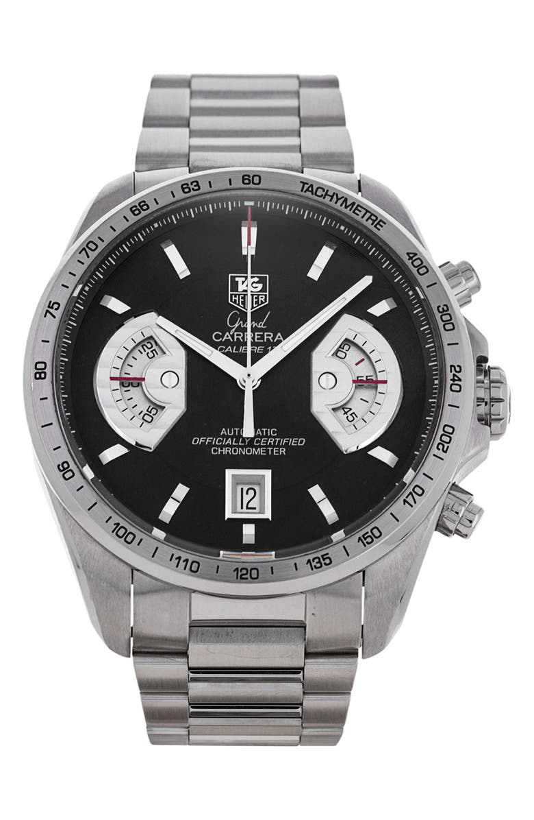 Watchfinder & Co. Tag Heuer Preowned Grand Carrera Bracelet Watch, 43mm, Main, color, 