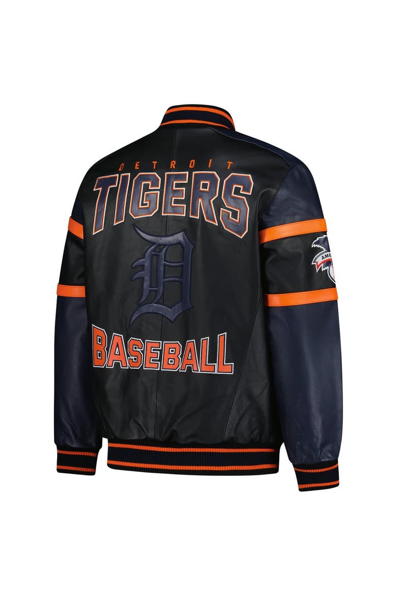 Men's G-III Sports by Carl Banks Black Detroit Tigers Full-Zip