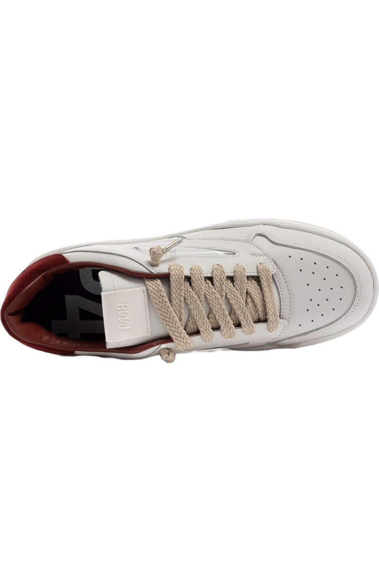 P448 Brixton Sneaker, Alternate, color, White/Red
