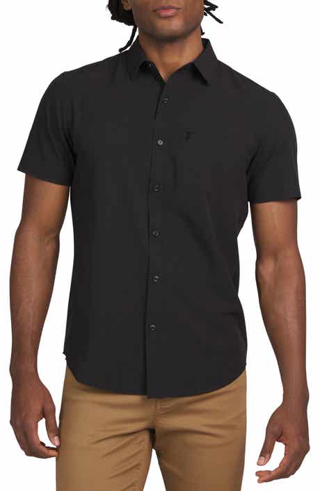 DKNY SPORTSWEAR Lenox Short Sleeve Button-Up Shirt