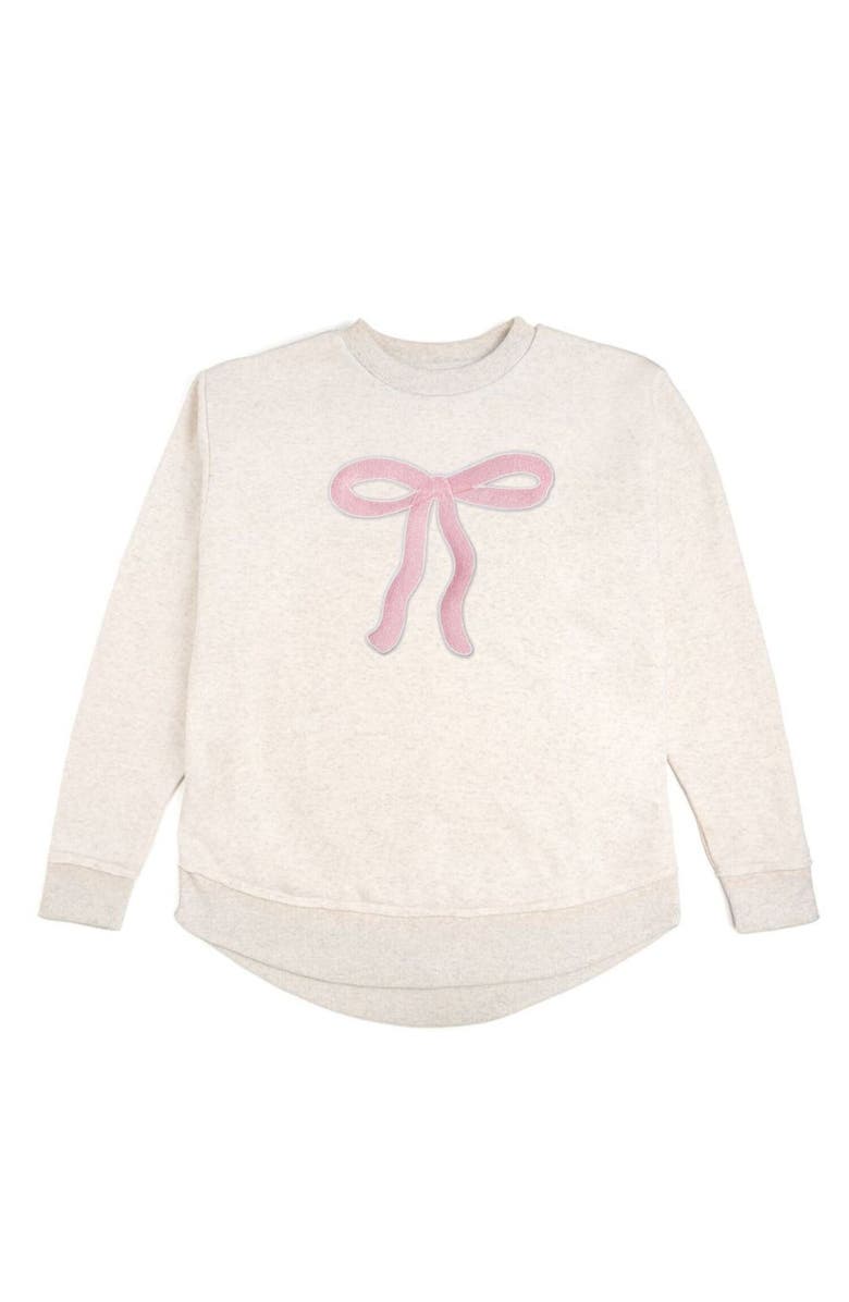 Sweet Wink Bow Patch Women
s Sweatshirt, Main, color, 