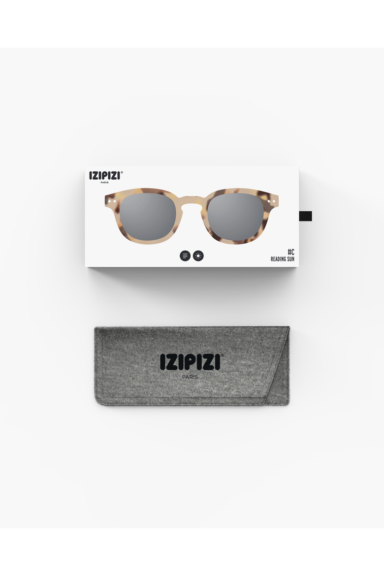 #C 49mm Square Reading Sunglasses, Alternate, color, Light Tortoise