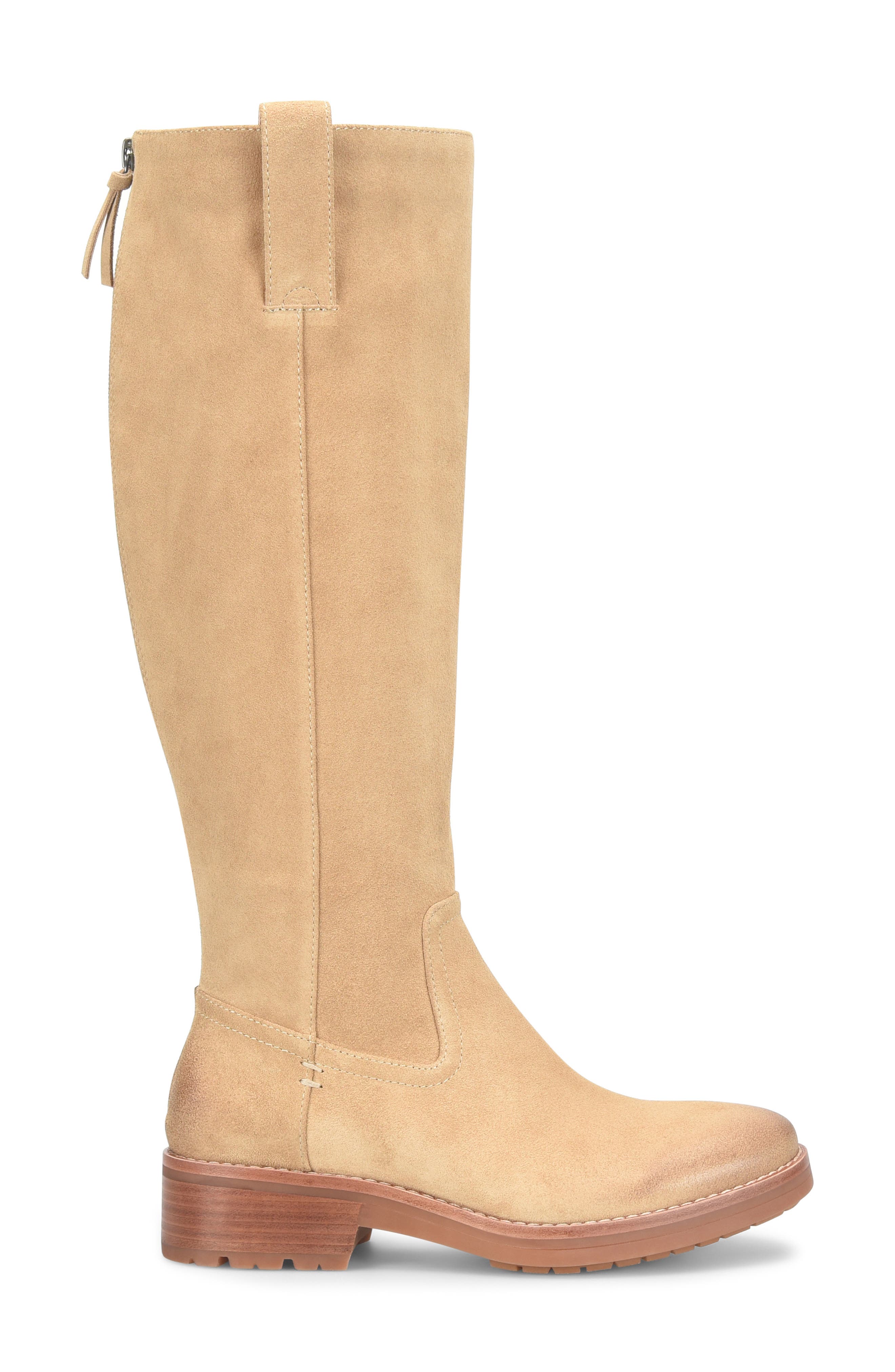 Söfft Samantha II Water Resistant Knee High Boot, Alternate, color, Sand