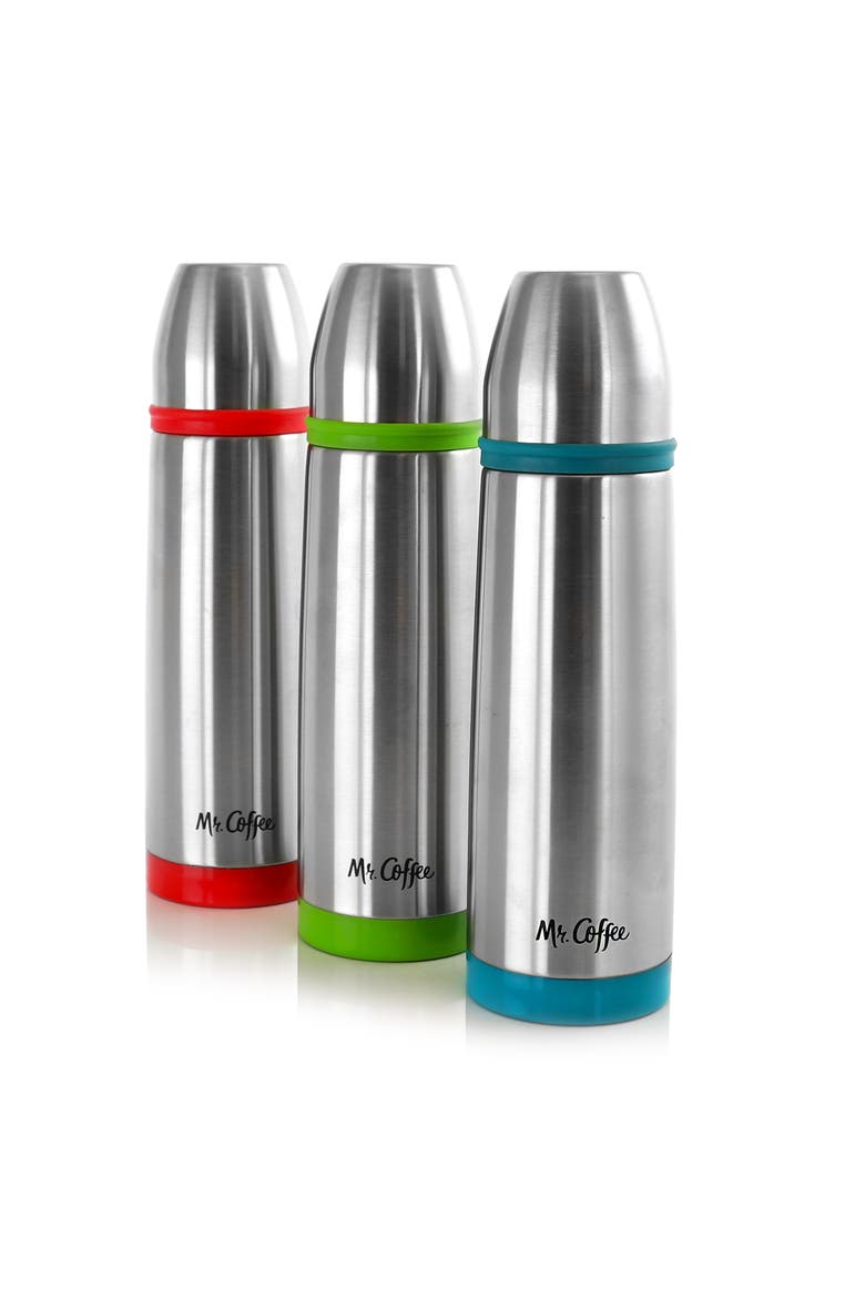 Altona 3 Piece 27 Ounce Stainless Steel Thermal Travel Bottles, Main, color, Green
