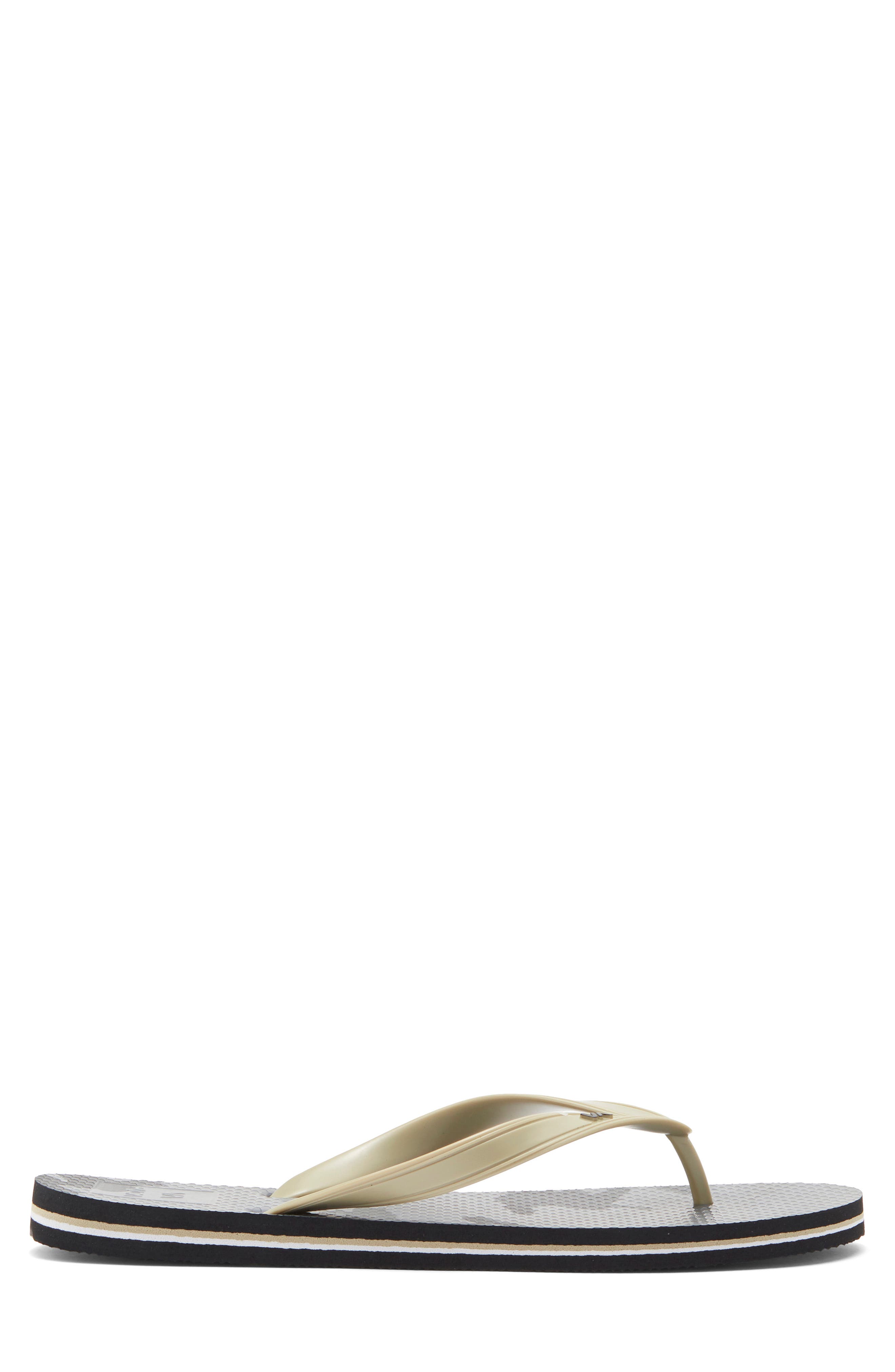 RVCA All the Way Flip Flop, Alternate, color, Black Camo