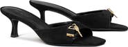 Tory Burch Lock Kitten Heel Sandal