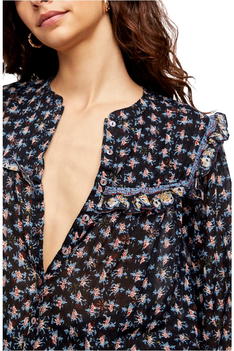 Jenna Printed Blouse, Alternate, color, NIGHT COMBO