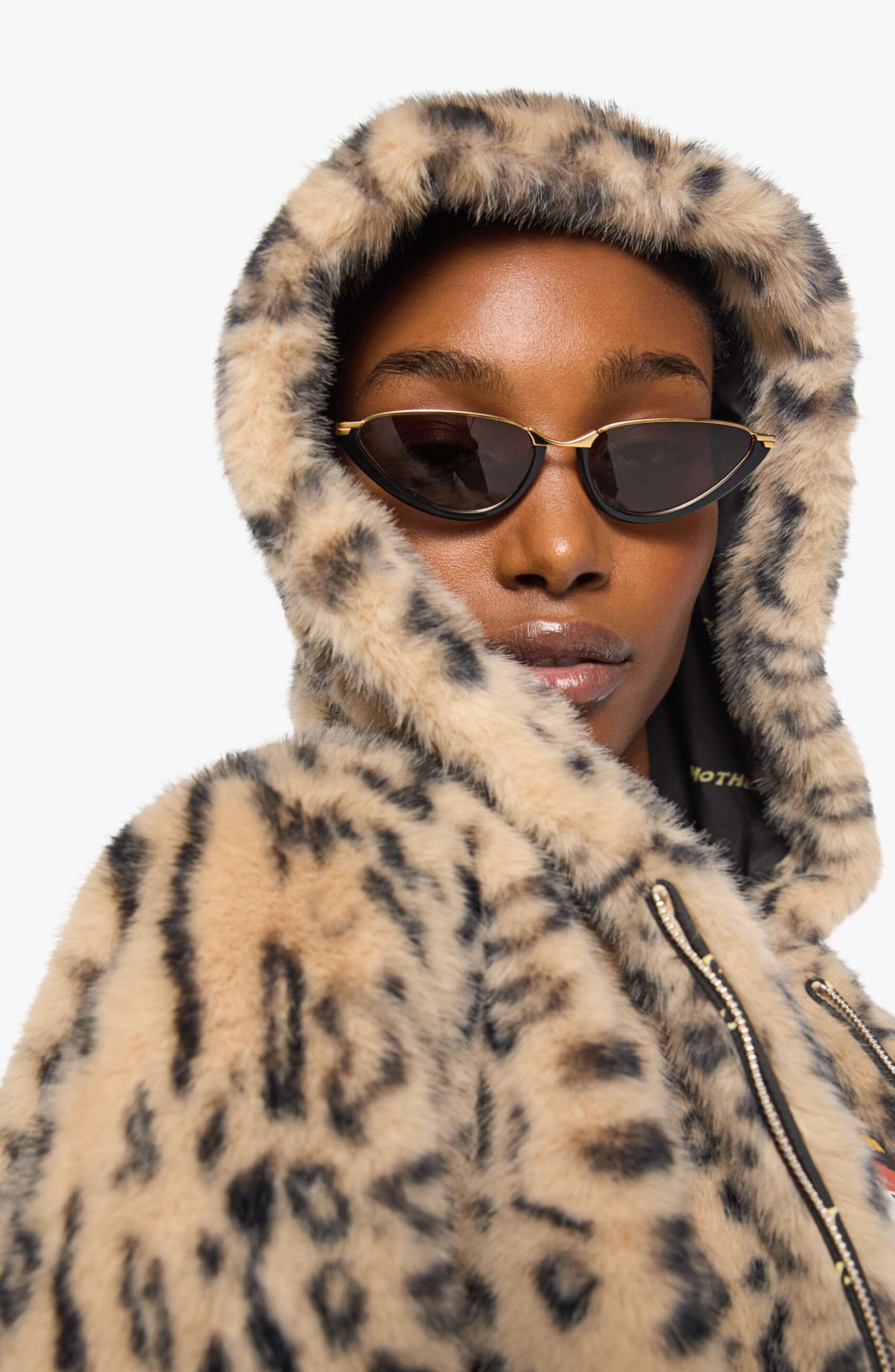 MOTHER The Hooded Polar Opposite Faux Fur Jacket (Women) | Nordstrom