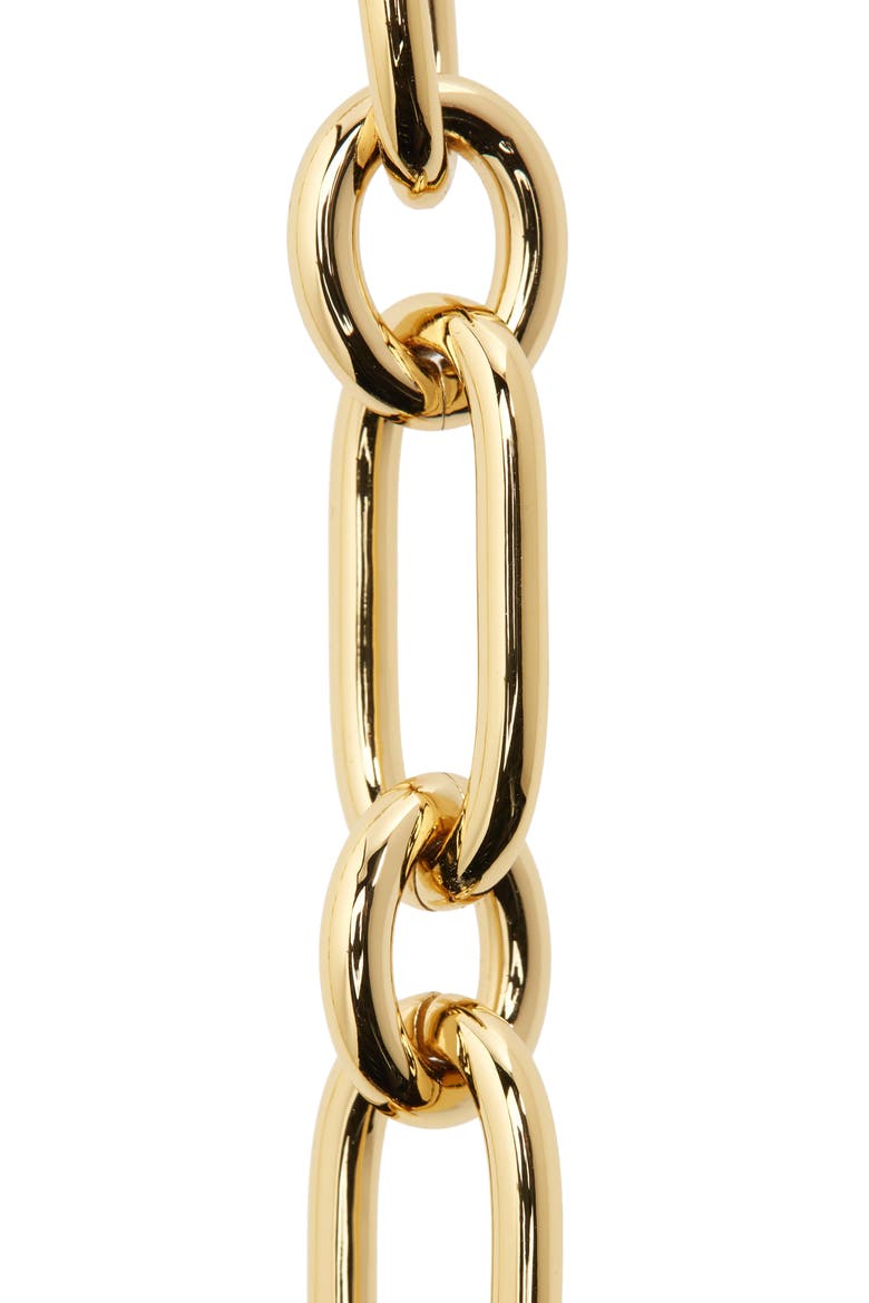 Logo Chain Belt, Alternate, color, GOLD