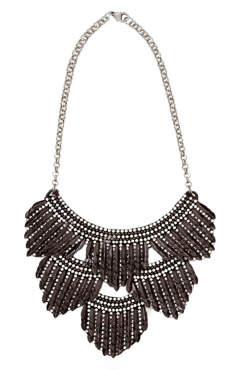 Deepa Gurnani Meadow Bib Necklace, Main, color,