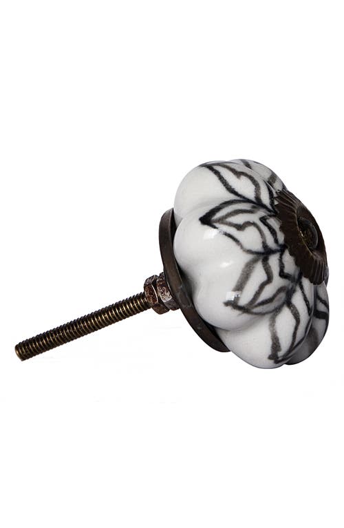 Kinetic 12-pack Knobs In Wavy Black White Line