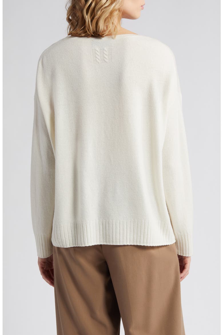 Cashmere Boyfriend Sweater, Alternate, color, IVORY