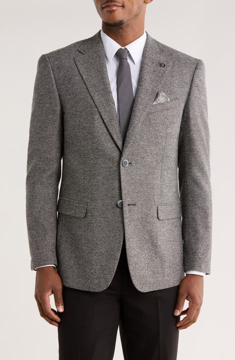 Herringbone Tweed Sport Coat