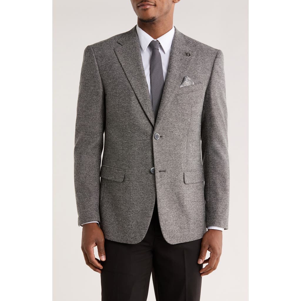 Zegarie Herringbone Tweed Sport Coat In Gray