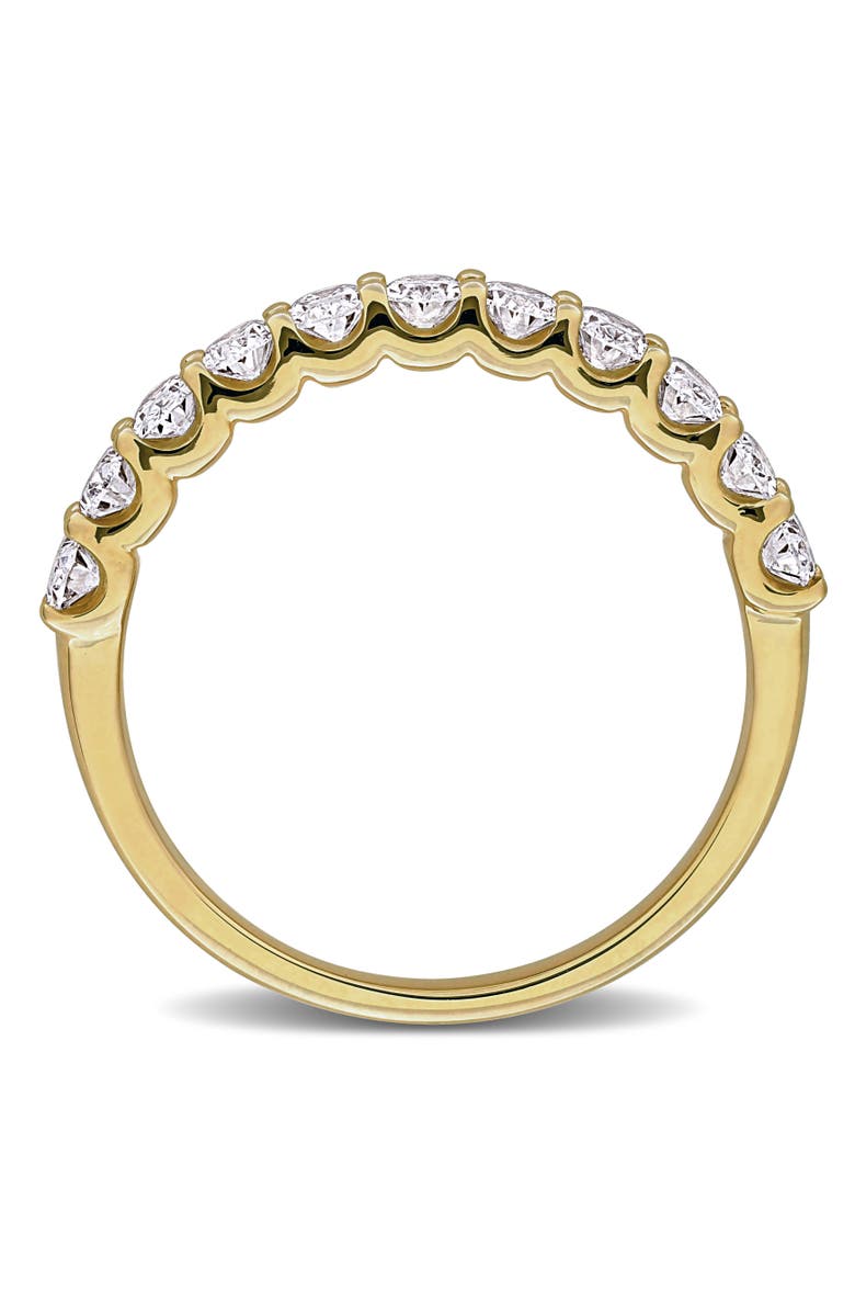 Julianna B. 1 CTW Oval Lab-Grown Diamond Band 14k, Alternate, color, Yellow Gold