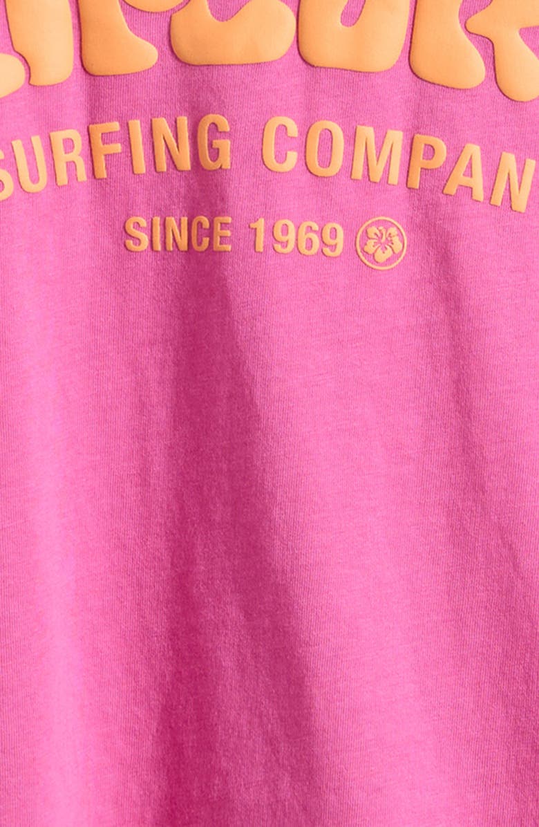 Rip Curl Kids' Surf Puff Logo T-Shirt, Alternate, color, Super Pink