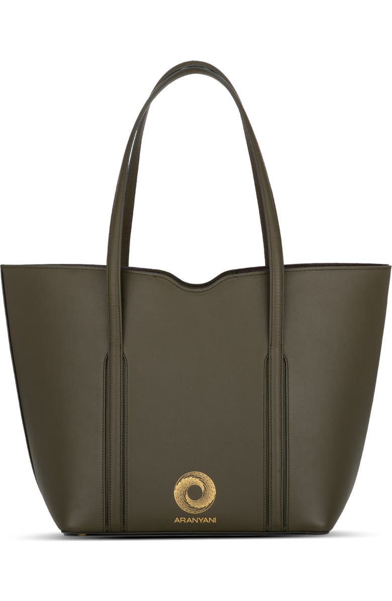 Aranyani Amala Zipper Tote, Main, color, Deep Forest