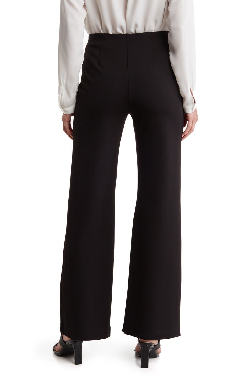 T Tahari Pull-On Wide Leg Ponte Pants, Alternate, color,