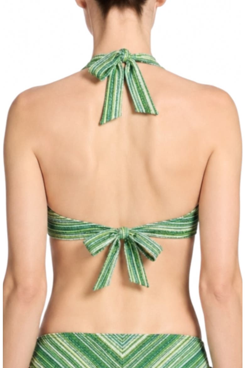 Emilia Keyhole Bikini Top, Alternate, color, VERDE