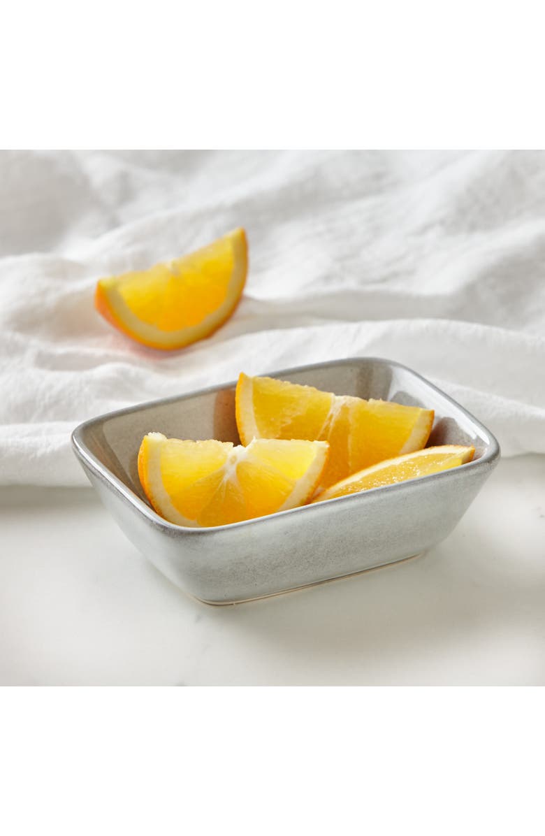 tag Stinson Light Gray Ceramic Small Serving Bowl Dishwasher Safe, Alternate, color, Gray