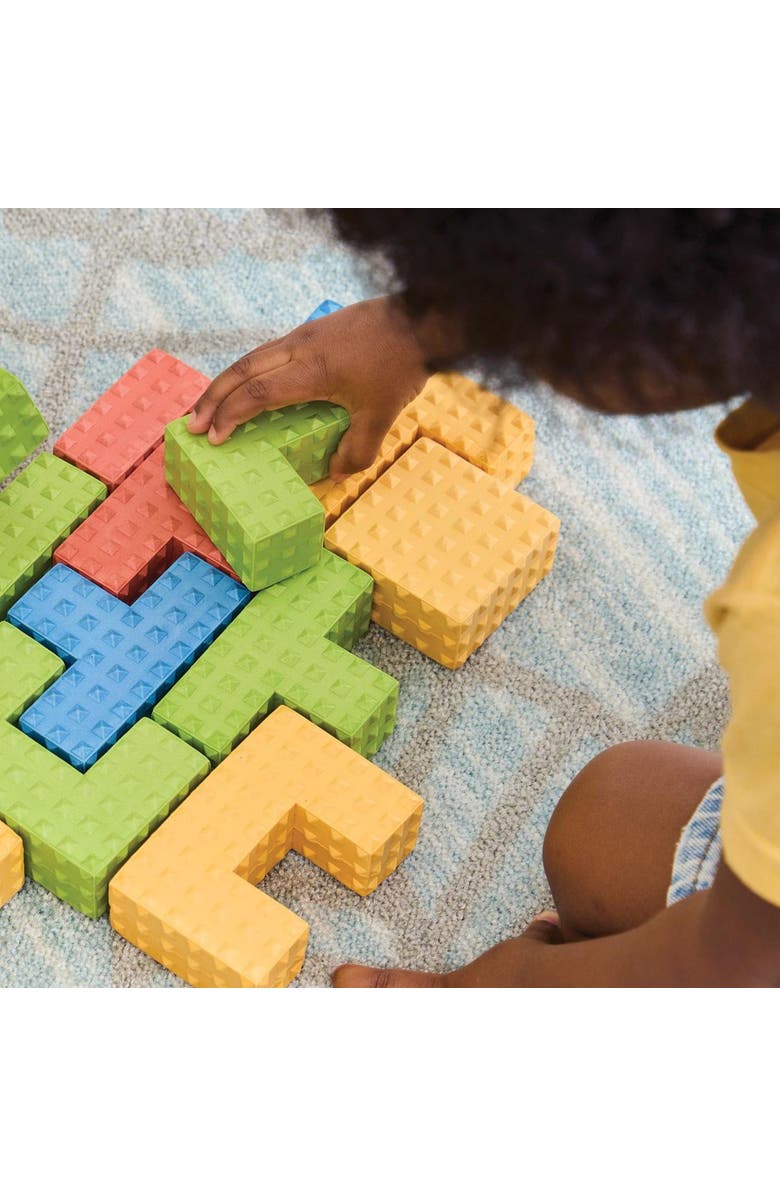 Kaplan Early Learning Company Textured Puzzle Blocks - 36 Pieces, Alternate, color, 