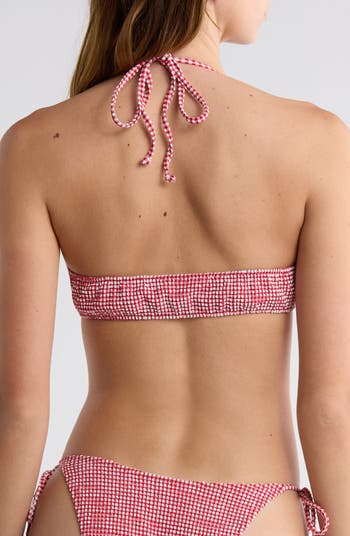 Rebecca Gingham Bikini Top