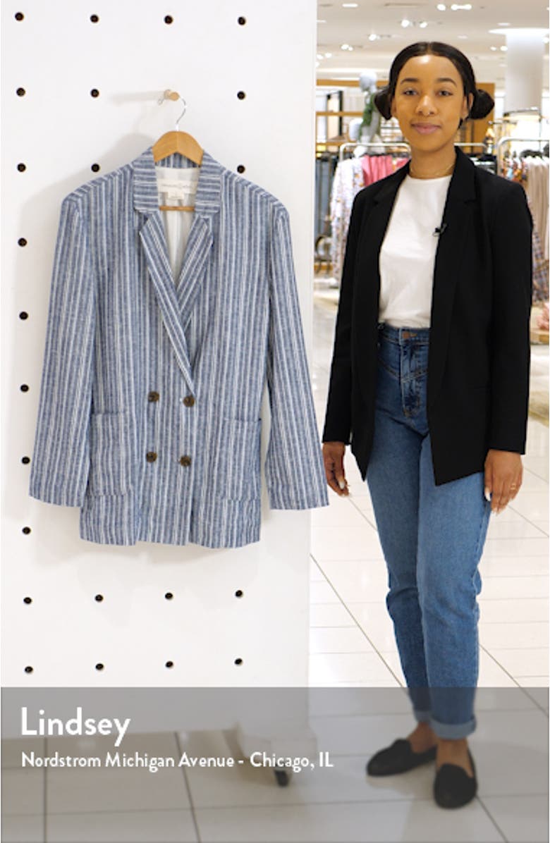 Relaxed Double Breasted Blazer, sales video thumbnail