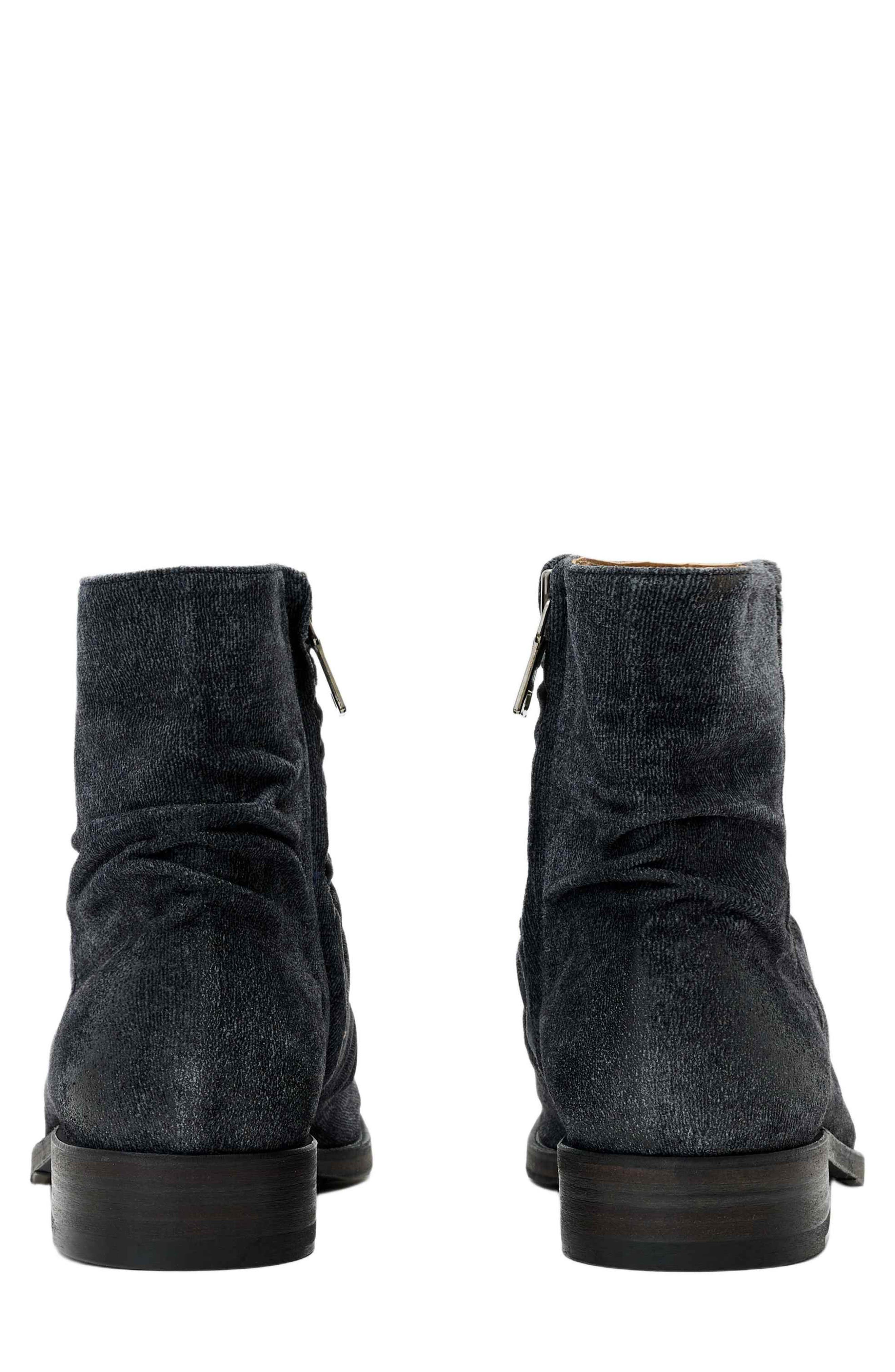 Morrison Sharpei Boot, Alternate, color, OILED BLUE