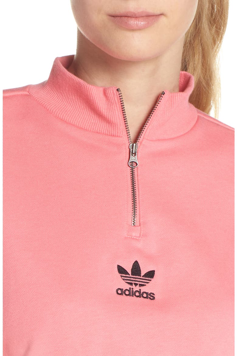 CLRDO Sweatshirt, Alternate, color, CHALK PINK/ BOLD ORANGE