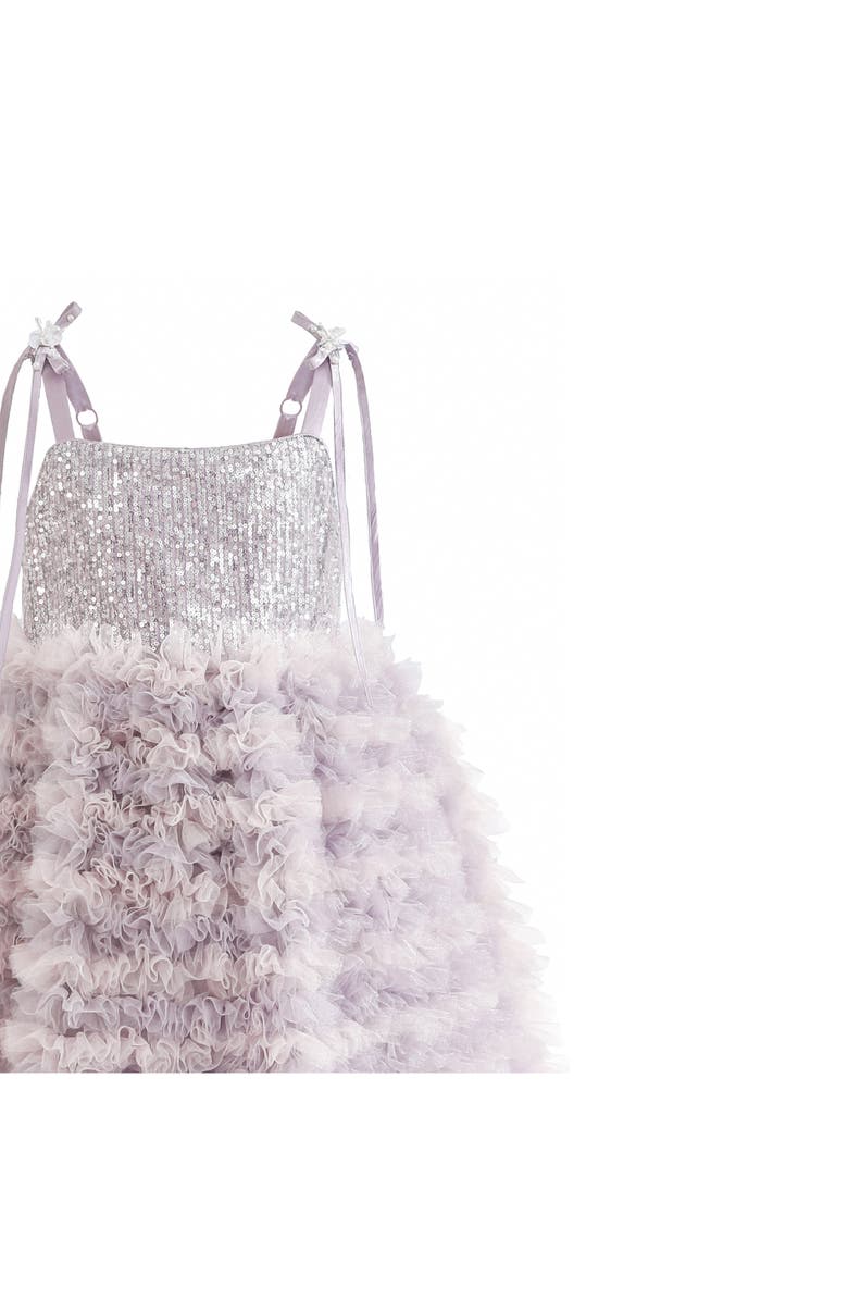 Tulleen Liliana Sequin Tulle Dress, Alternate, color, Light Purple