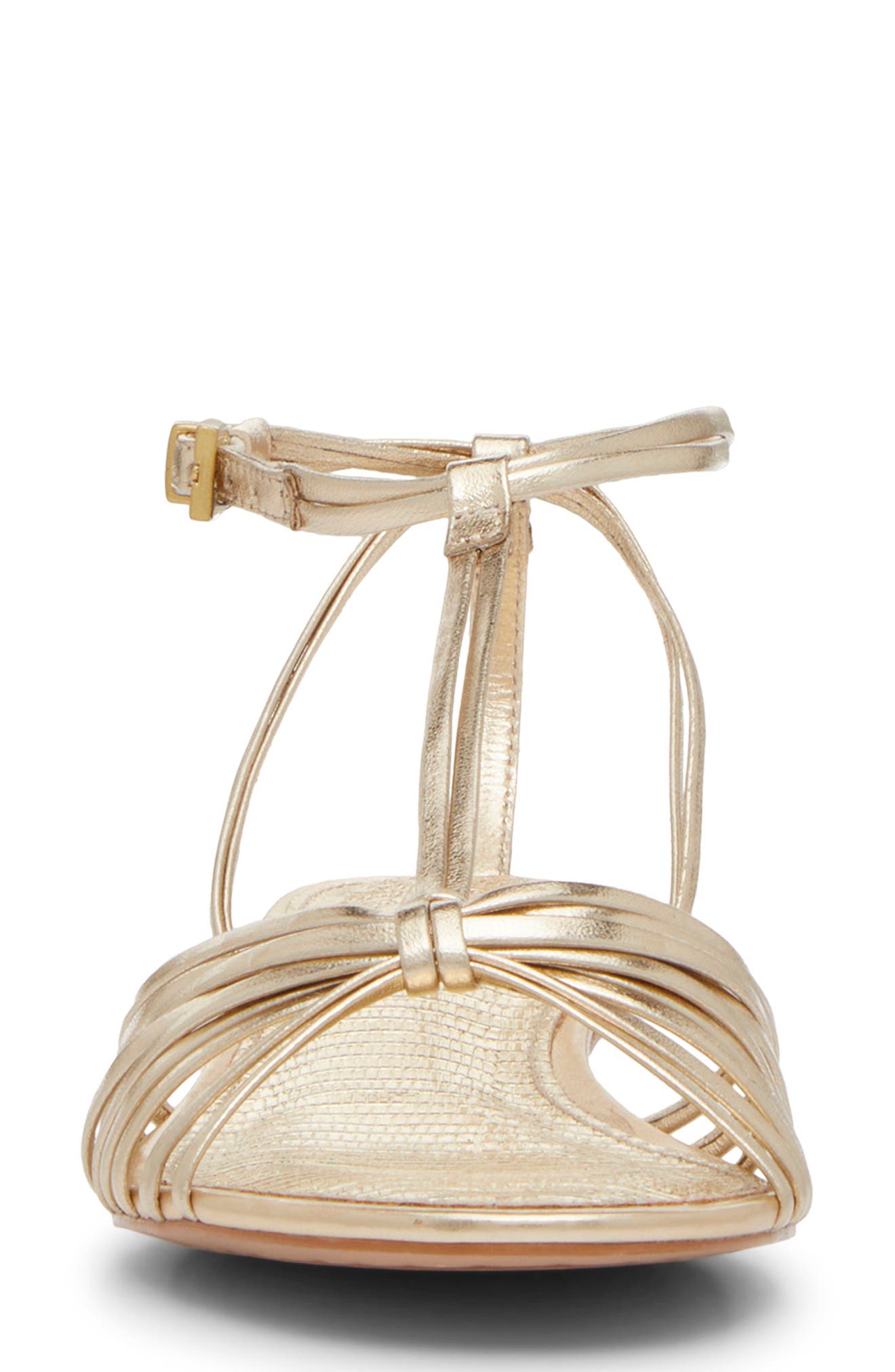 Vince Camuto Maura Ankle Strap Sandal, Alternate, color, Egyptian Gold