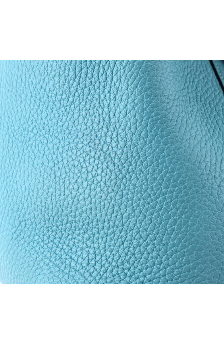 Pre-Owned Hermes Picotin Lock Bag Clemence PM, Alternate, color, Bleu Atoll
