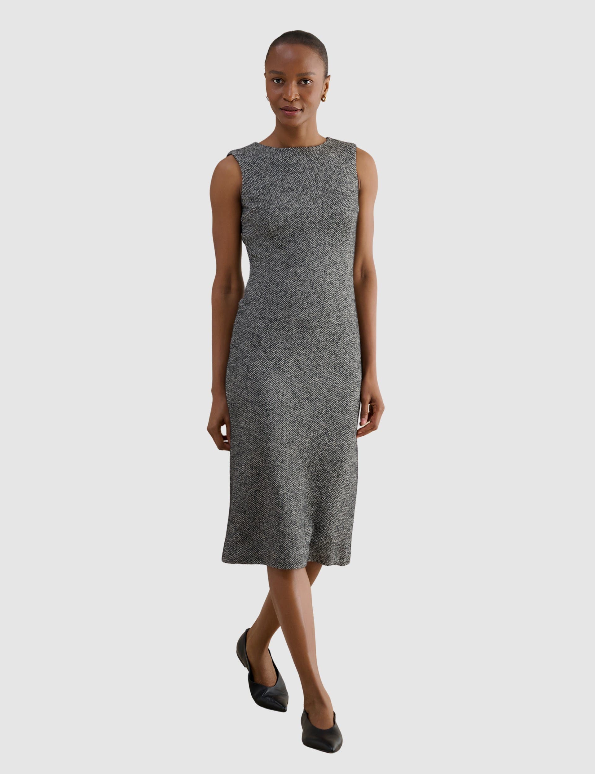 HOBBS LONDON Marlyn Sleeveless Midi Dress (Women) | Nordstrom