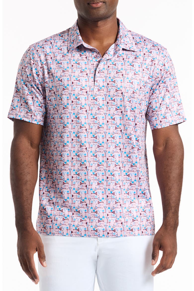 Society Knit Polo, Main, color, LIGHT PINK