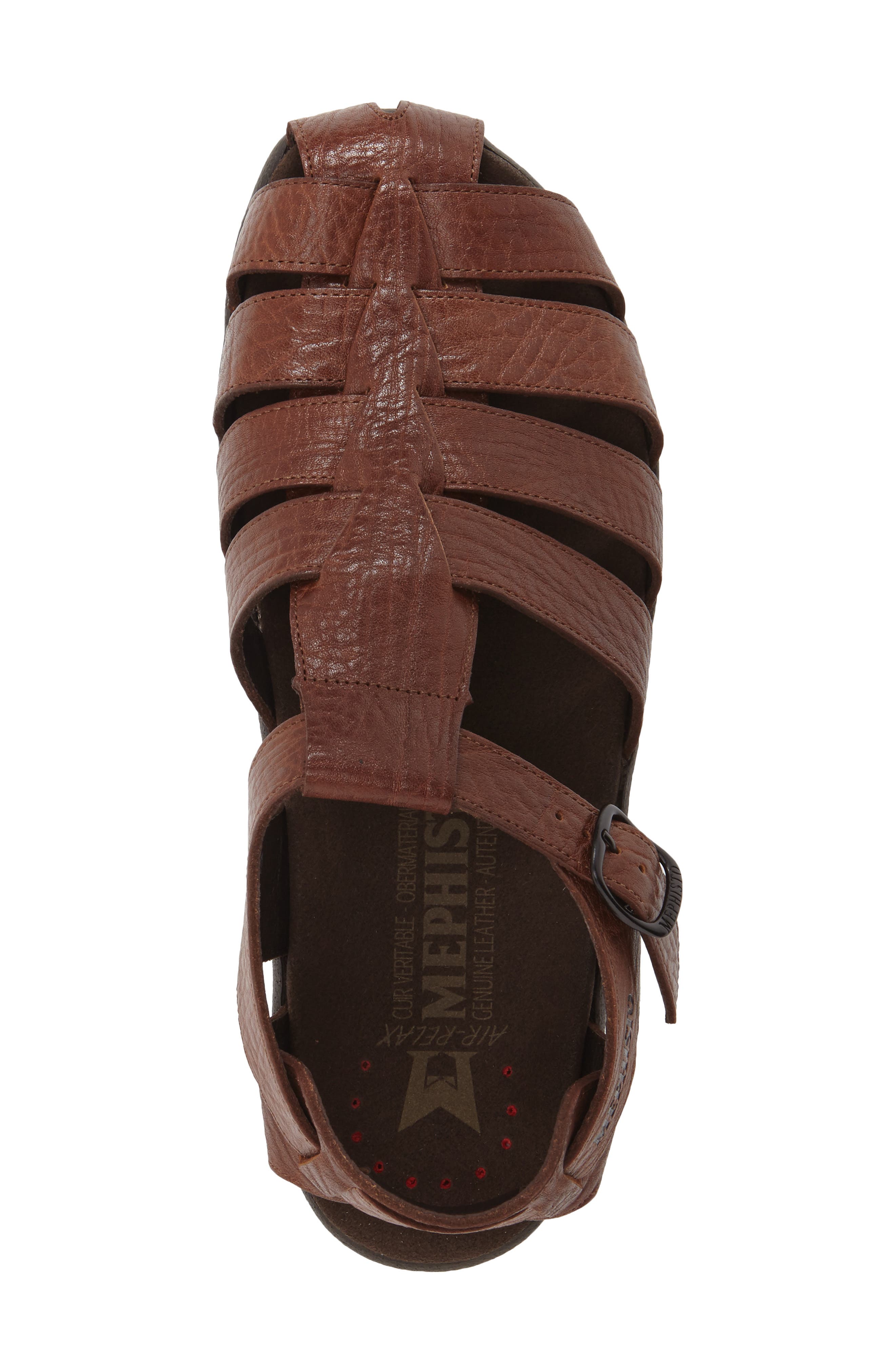 Sam Fisherman Sandal, Alternate, color, TAN LEATHER
