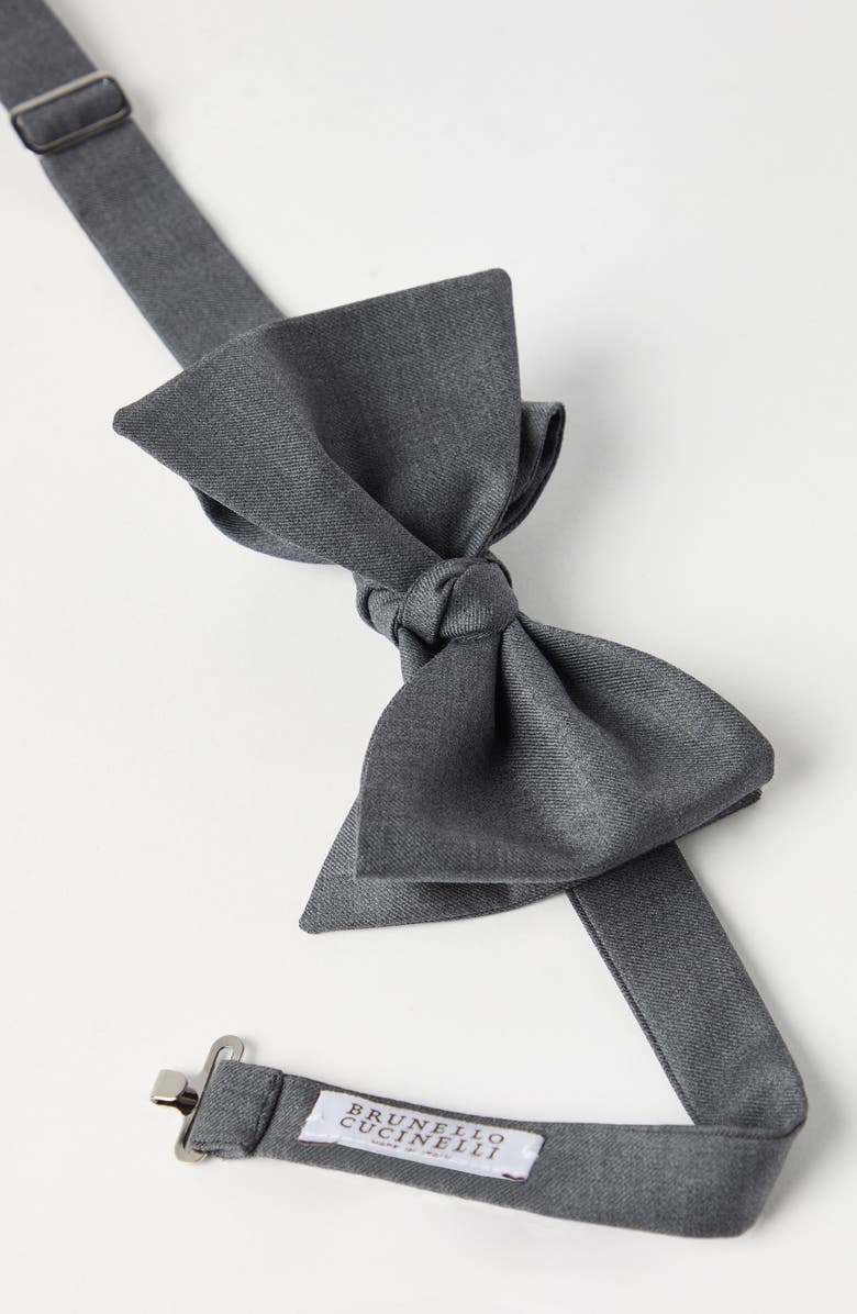 Brunello Cucinelli Bowtie, Alternate, color, Medium Grey