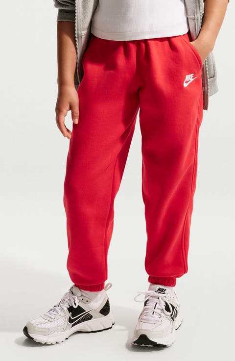 Kids' Sportswear Loose Fit Fleece Pants