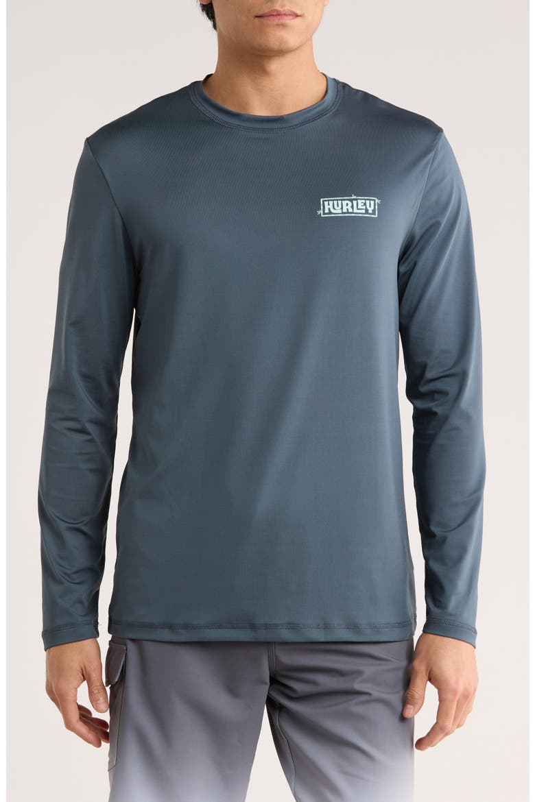Island Vibes Long Sleeve Sunshirt, Main, color, DESTROYER