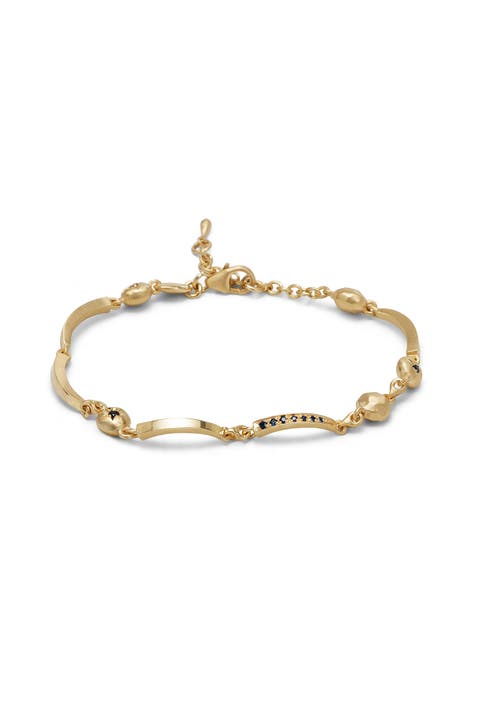 Arch Bracelet Water Element Sapphires