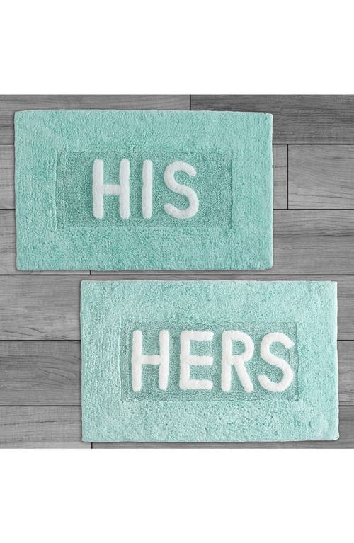 Jean Pierre New York His & Hers Bath Mat Set
